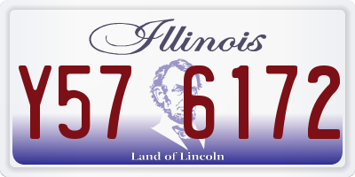 IL license plate Y576172
