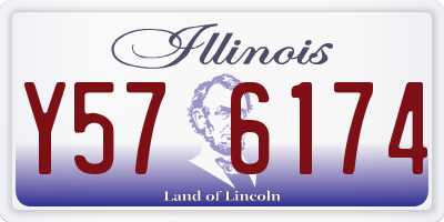 IL license plate Y576174