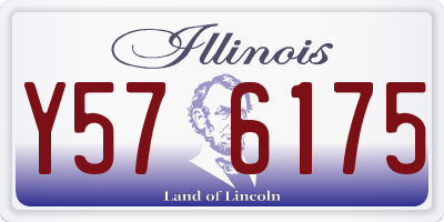 IL license plate Y576175