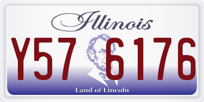 IL license plate Y576176