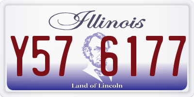 IL license plate Y576177