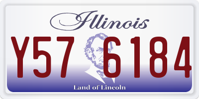 IL license plate Y576184