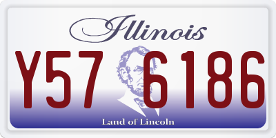 IL license plate Y576186