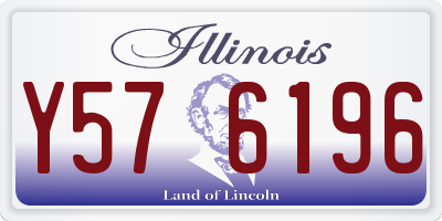 IL license plate Y576196