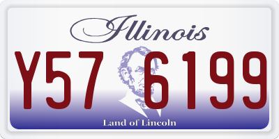 IL license plate Y576199