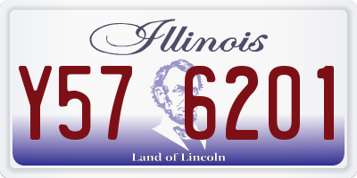 IL license plate Y576201