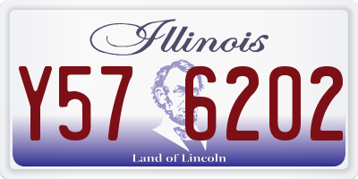 IL license plate Y576202