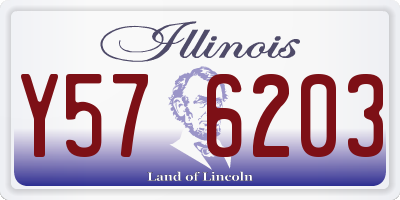 IL license plate Y576203