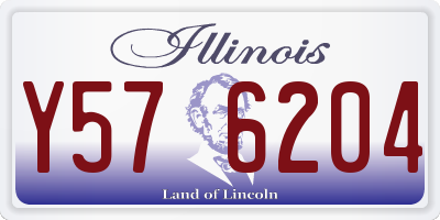 IL license plate Y576204