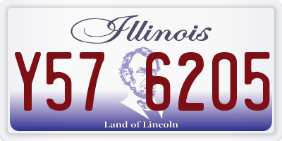 IL license plate Y576205