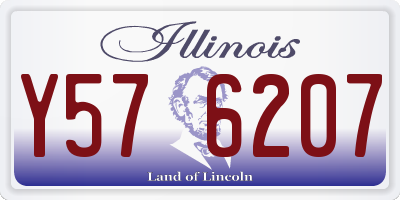 IL license plate Y576207