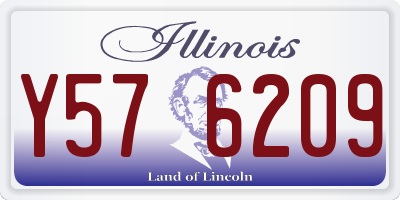 IL license plate Y576209