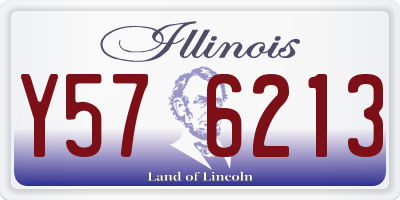 IL license plate Y576213