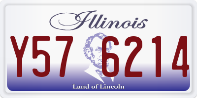 IL license plate Y576214