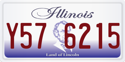 IL license plate Y576215