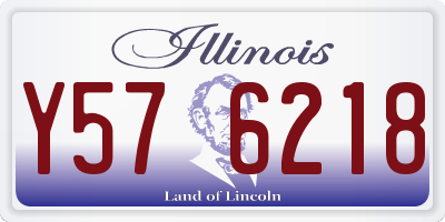 IL license plate Y576218