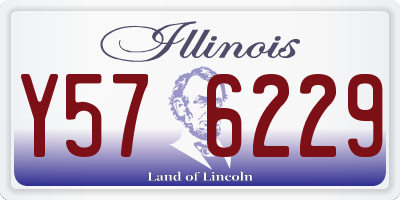 IL license plate Y576229