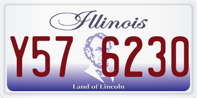 IL license plate Y576230