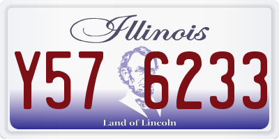IL license plate Y576233