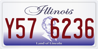IL license plate Y576236