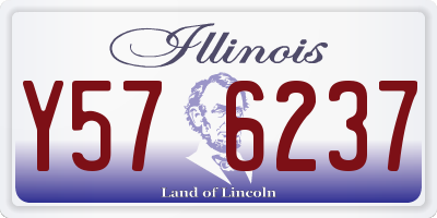 IL license plate Y576237