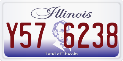 IL license plate Y576238