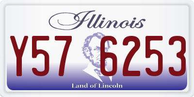 IL license plate Y576253