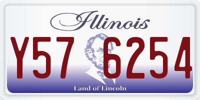 IL license plate Y576254