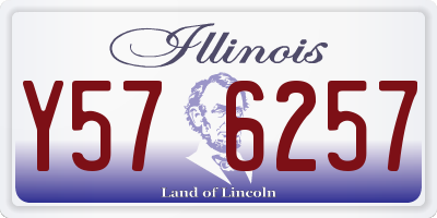 IL license plate Y576257