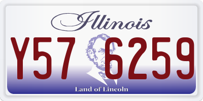 IL license plate Y576259