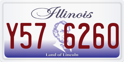 IL license plate Y576260