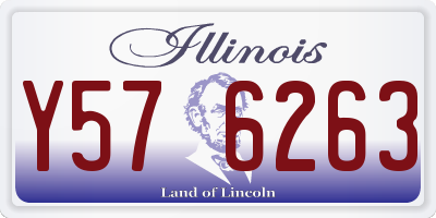 IL license plate Y576263