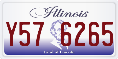 IL license plate Y576265