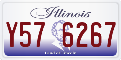 IL license plate Y576267