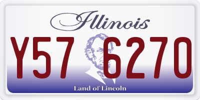 IL license plate Y576270