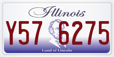 IL license plate Y576275