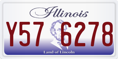 IL license plate Y576278