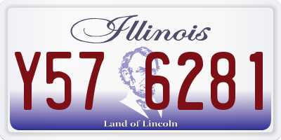 IL license plate Y576281