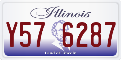 IL license plate Y576287