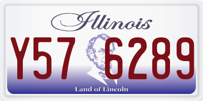 IL license plate Y576289