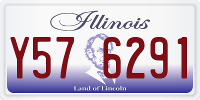 IL license plate Y576291