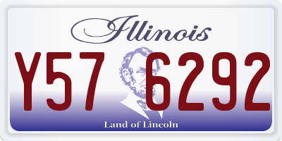 IL license plate Y576292