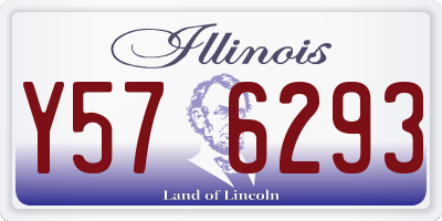 IL license plate Y576293