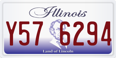 IL license plate Y576294