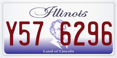 IL license plate Y576296