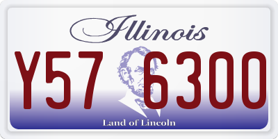 IL license plate Y576300