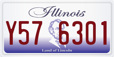 IL license plate Y576301