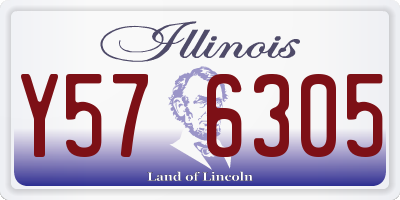 IL license plate Y576305