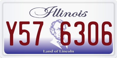 IL license plate Y576306