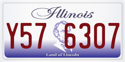 IL license plate Y576307